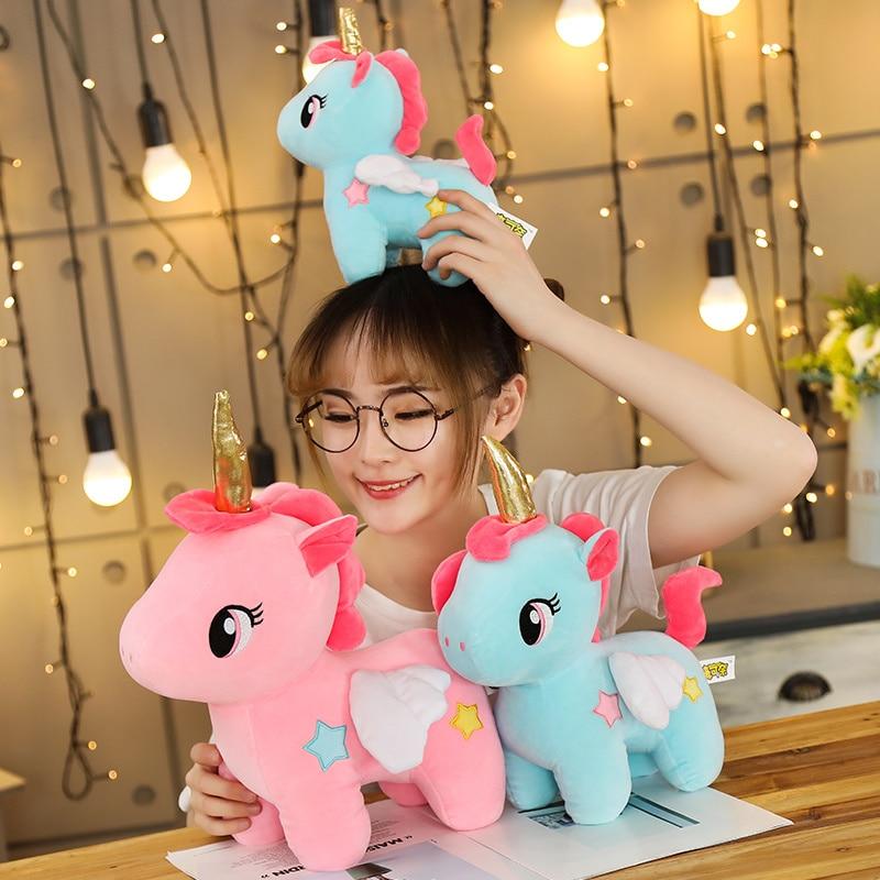 Soft Unicorn Plush Sleeping Pillow Doll Toy