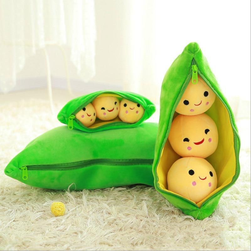 Cute Pods Pea Shape Plush Toy