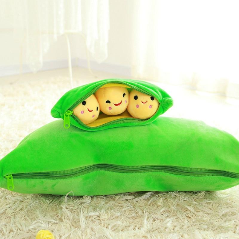 Cute Pods Pea Shape Plush Toy