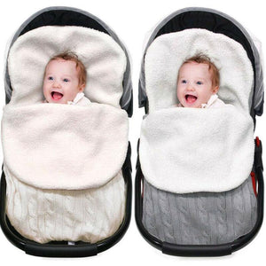 Baby Sleeping Bag Envelope Knit Wool For Stroller