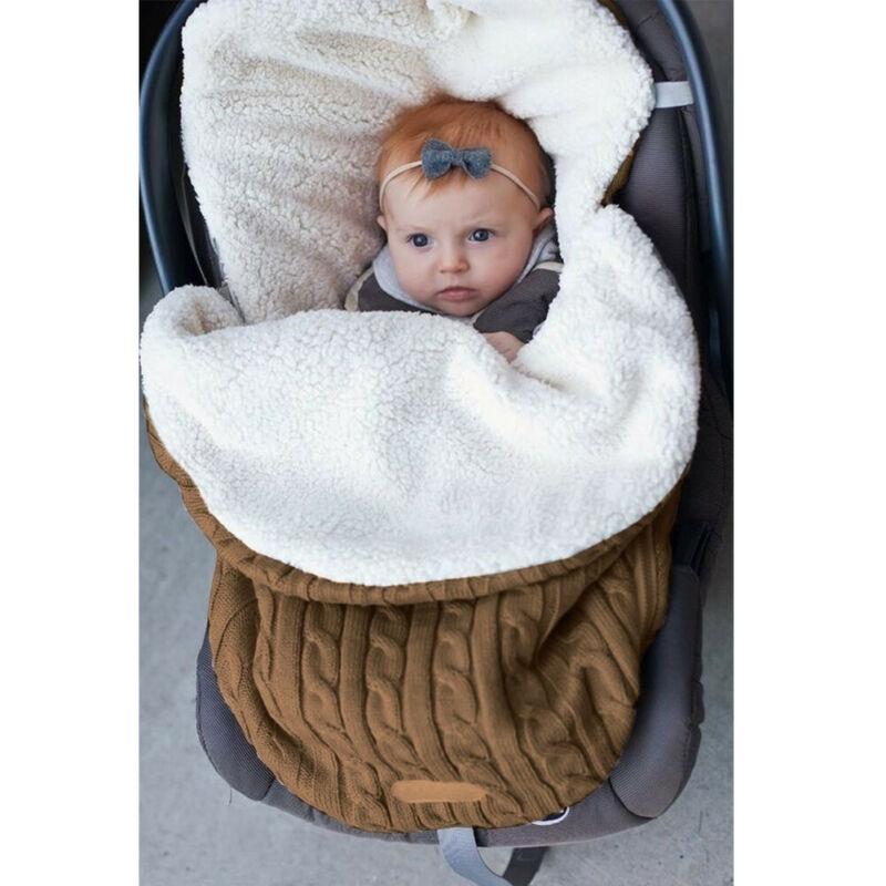 Baby Sleeping Bag Envelope Knit Wool For Stroller