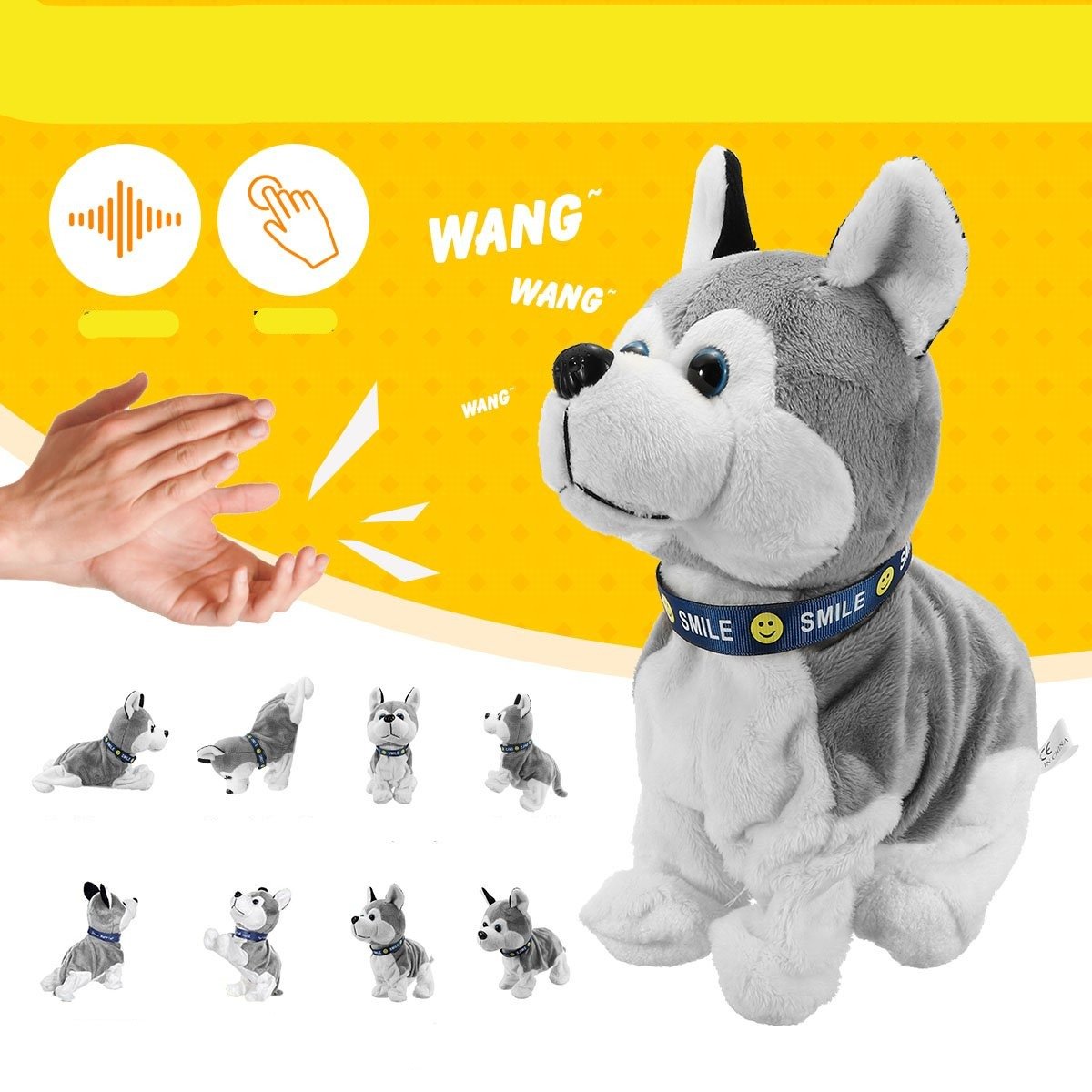 Electronic Robot Dog Plush Toy