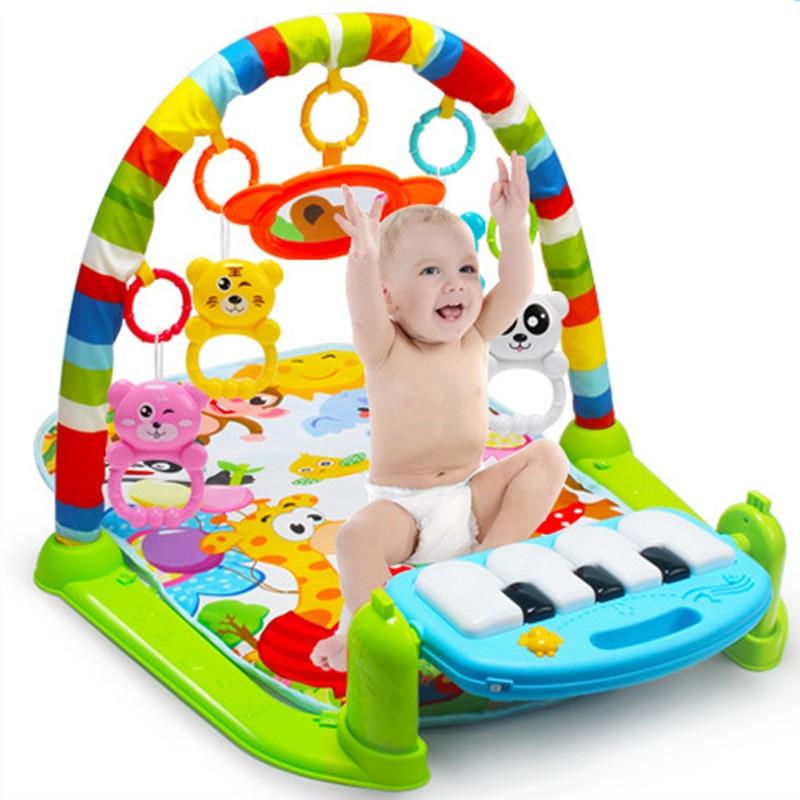 Baby Music Rack Play Mat Kid Rug Puzzle Carpet Piano Keyboard Infant Playmat