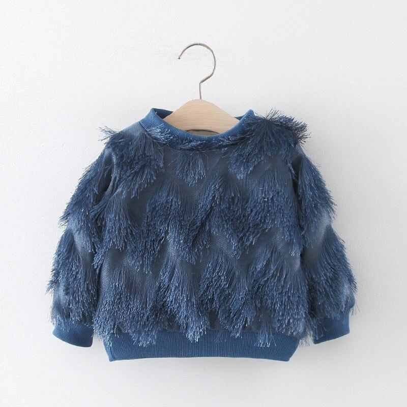 Tassels Baby Sweatshirt Toddler Girl Winter Clothes