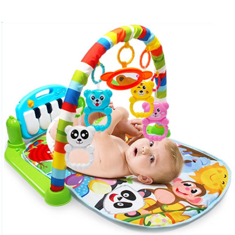 Baby Music Rack Play Mat Kid Rug Puzzle Carpet Piano Keyboard Infant Playmat