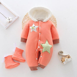 Baby Winter Romper For Newborn Girl Boy Clothes Toddler