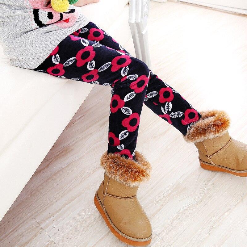 Plus Velvet Autumn Winter Children Girls Leggings