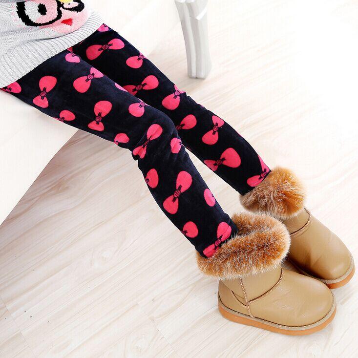 Plus Velvet Autumn Winter Children Girls Leggings