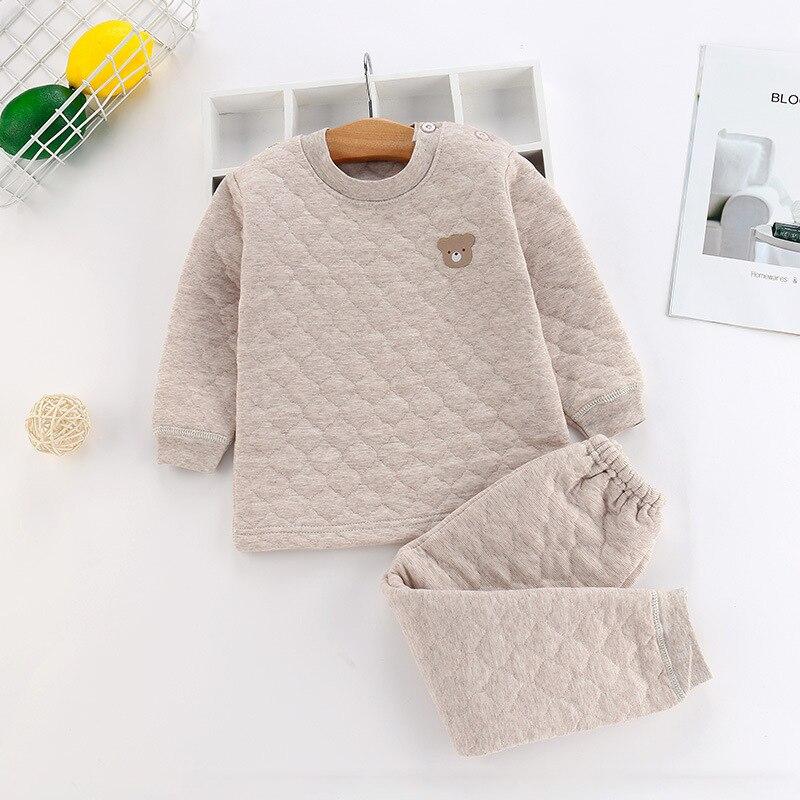 Toddler Girls Winter Clothes Autumn Warm Pajamas Boys And Girls