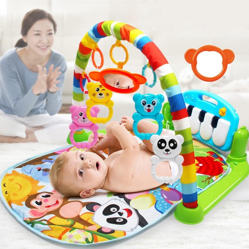 Baby Music Rack Play Mat Kid Rug Puzzle Carpet Piano Keyboard Infant Playmat