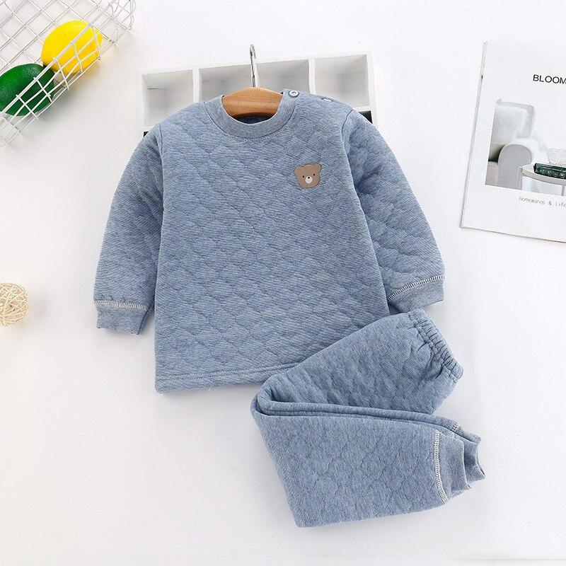 Toddler Girls Winter Clothes Autumn Warm Pajamas Boys And Girls