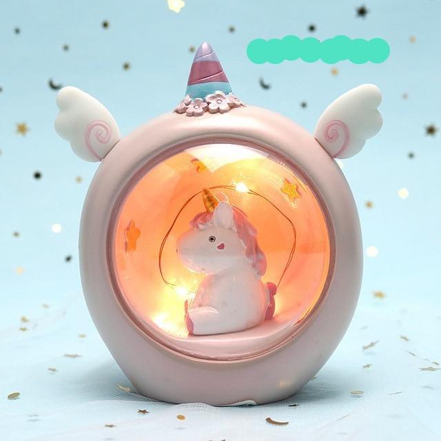 Mini Unicorn In Cube Christmas Gift New Year Gift Toy Light