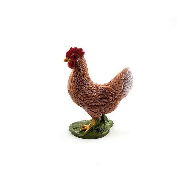 Cute Chicken Duck Goose Action Figure Farm Toys