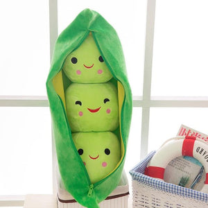 Cute Pods Pea Shape Plush Toy