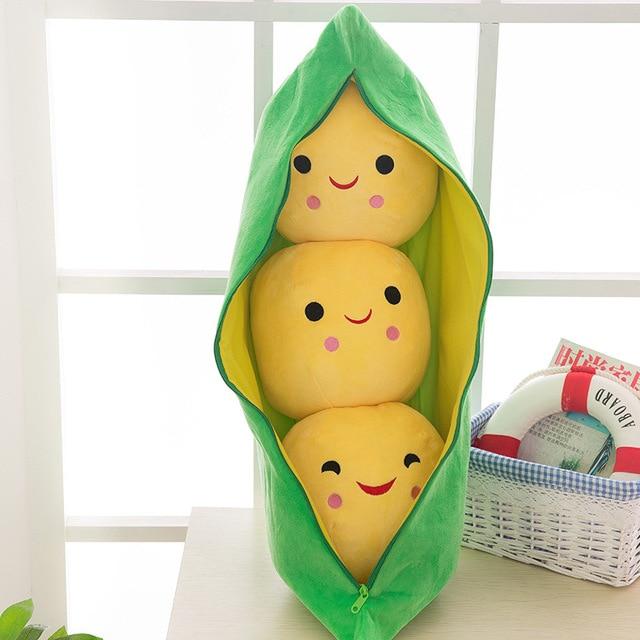 Cute Pods Pea Shape Plush Toy